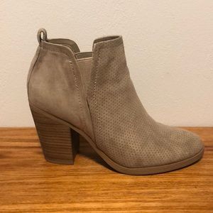 Universal Thread Taupe Microsuede Bootie